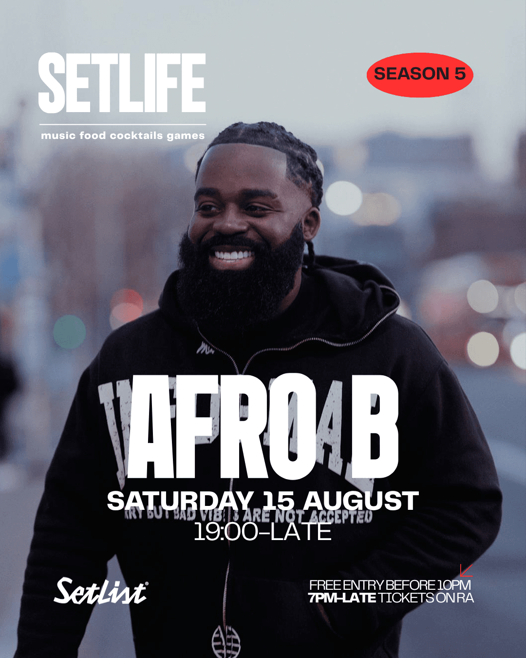 SETLIFE presents AFRO B