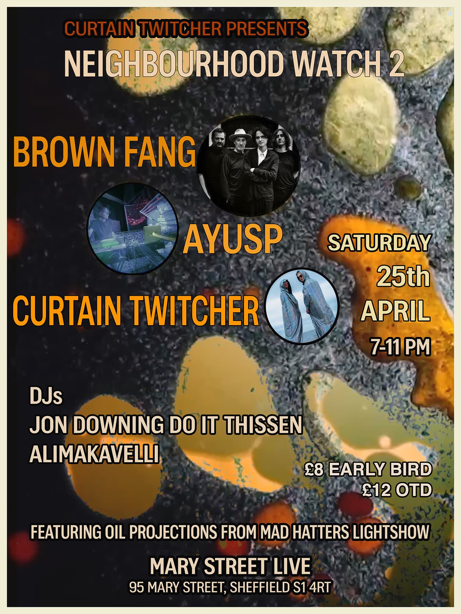 Neighbourhood Watch 2 at Mary St Live