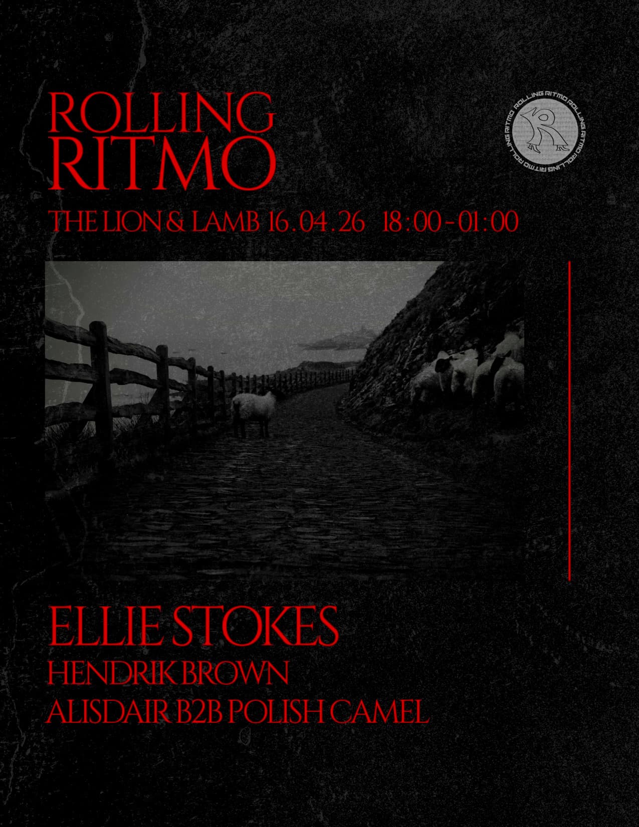 Rolling Ritmo at The Lion & Lamb with Ellie Stokes, Polish Camel, Alisdair and Hendrik Brown at Lion And Lamb