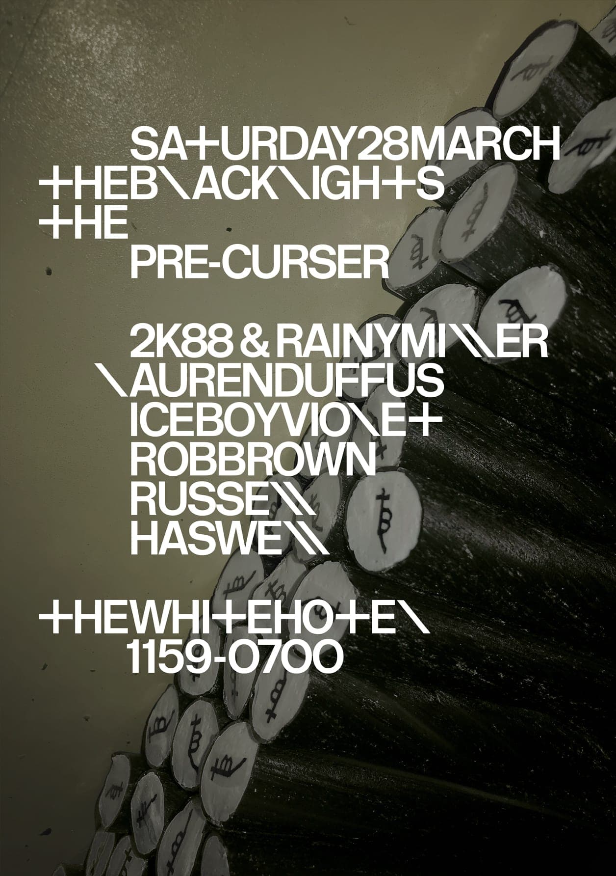 THE BLACK LIGHTS: THE PRE-CURSER at The White Hotel