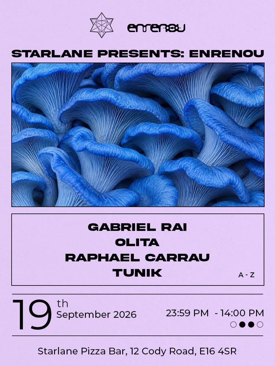 Starlane presents: Enrenou at Starlane Pizza Bar