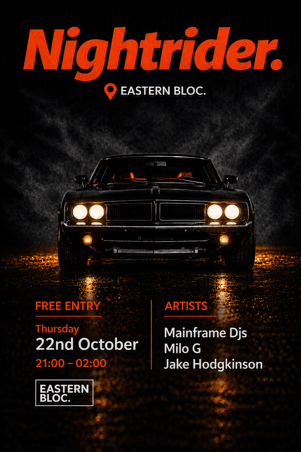 Nightrider at Eastern Bloc Records Manchester