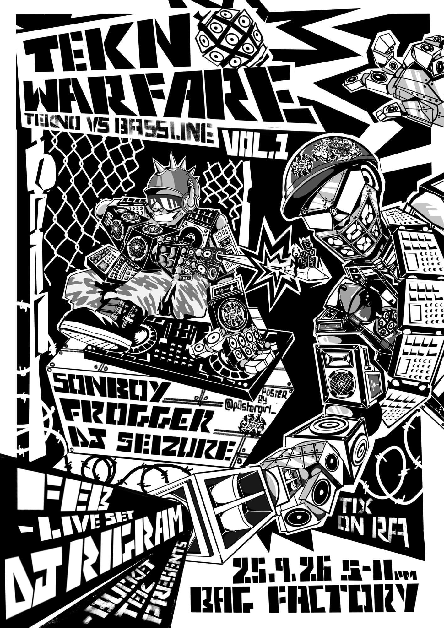 Tekno Warfare: Vol 1 at The Bag Factory