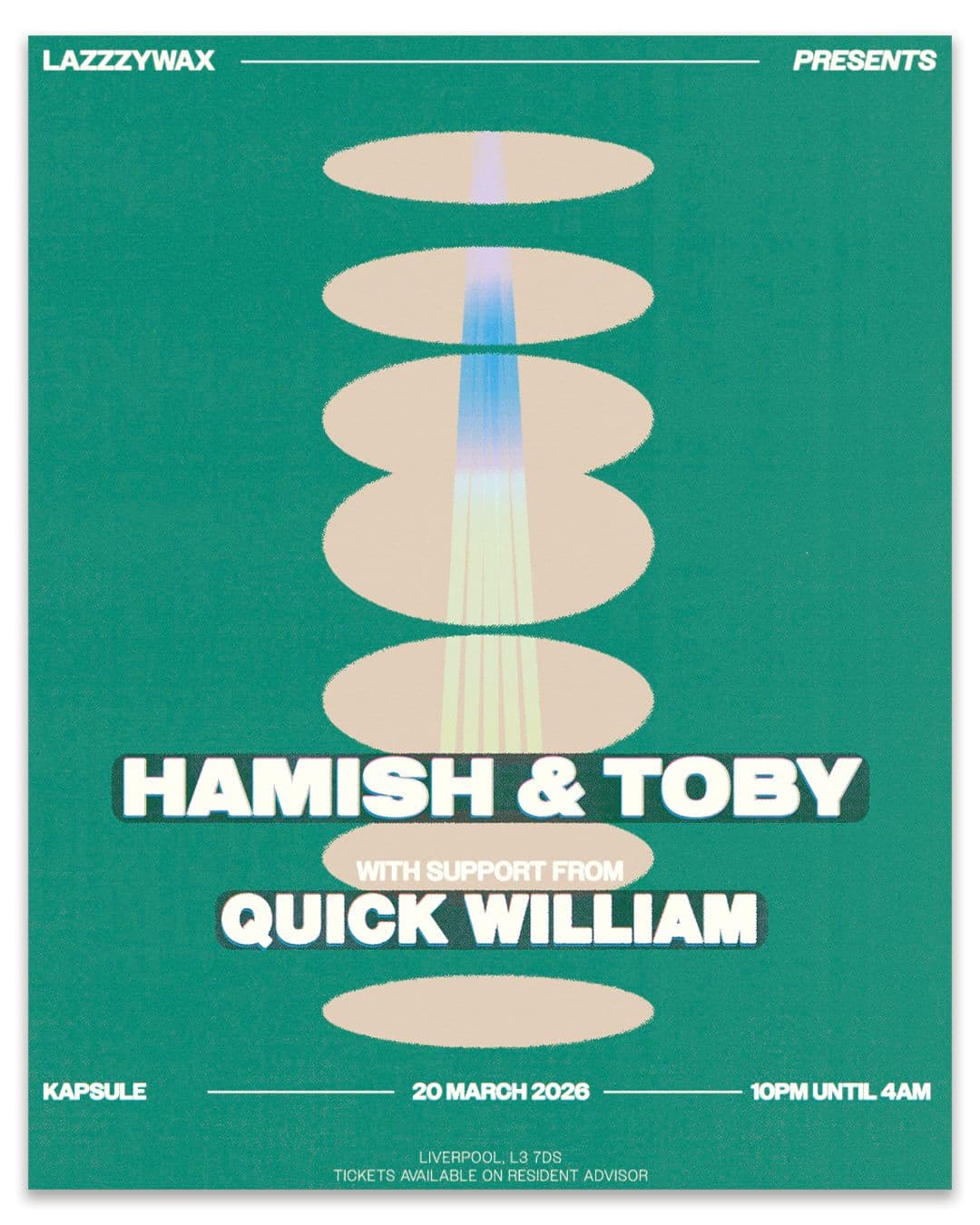 Lazzzywax presents: Hamish & Toby at Kapsule