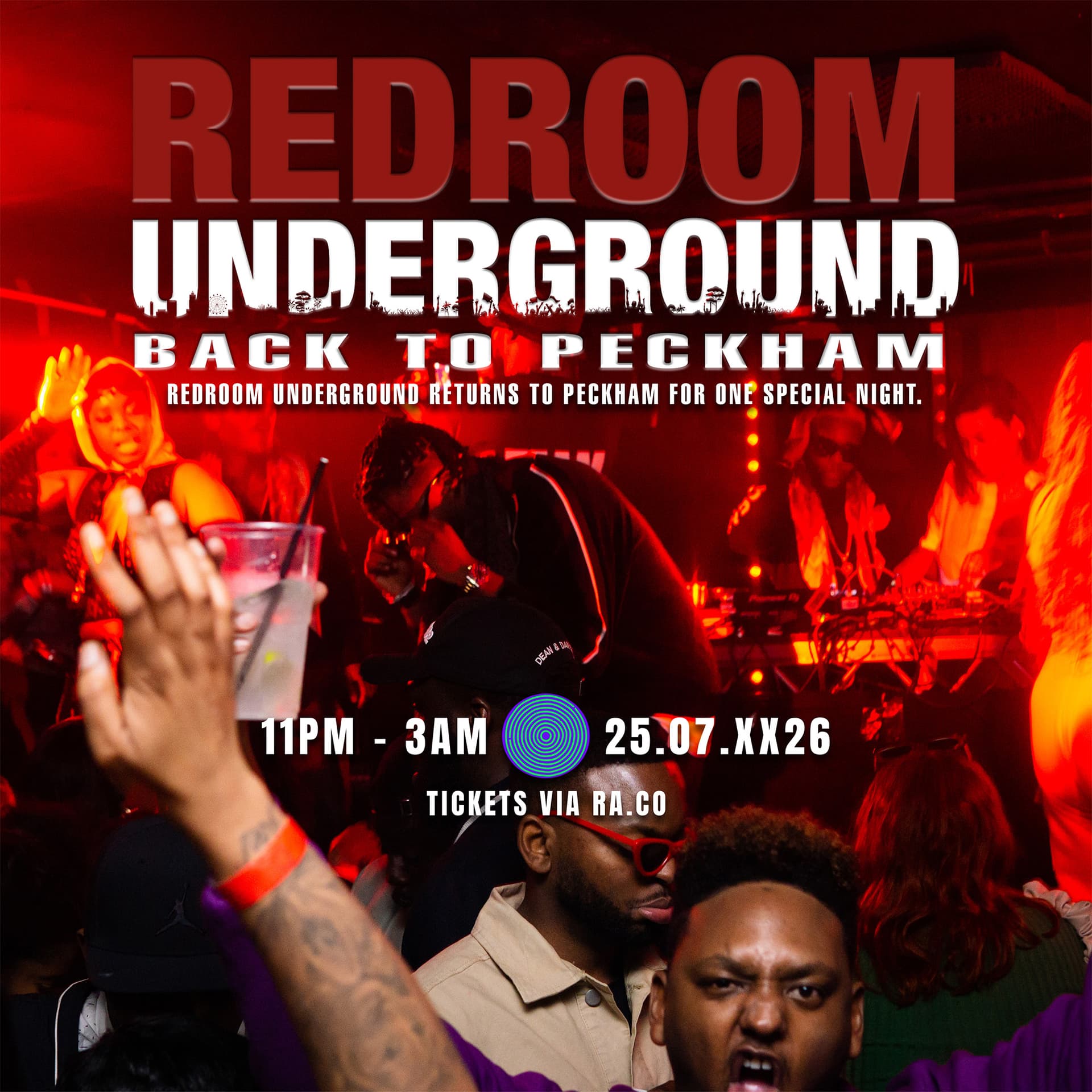 REDROOM UNDERGROUND - Back To Peckham at Peckham Audio
