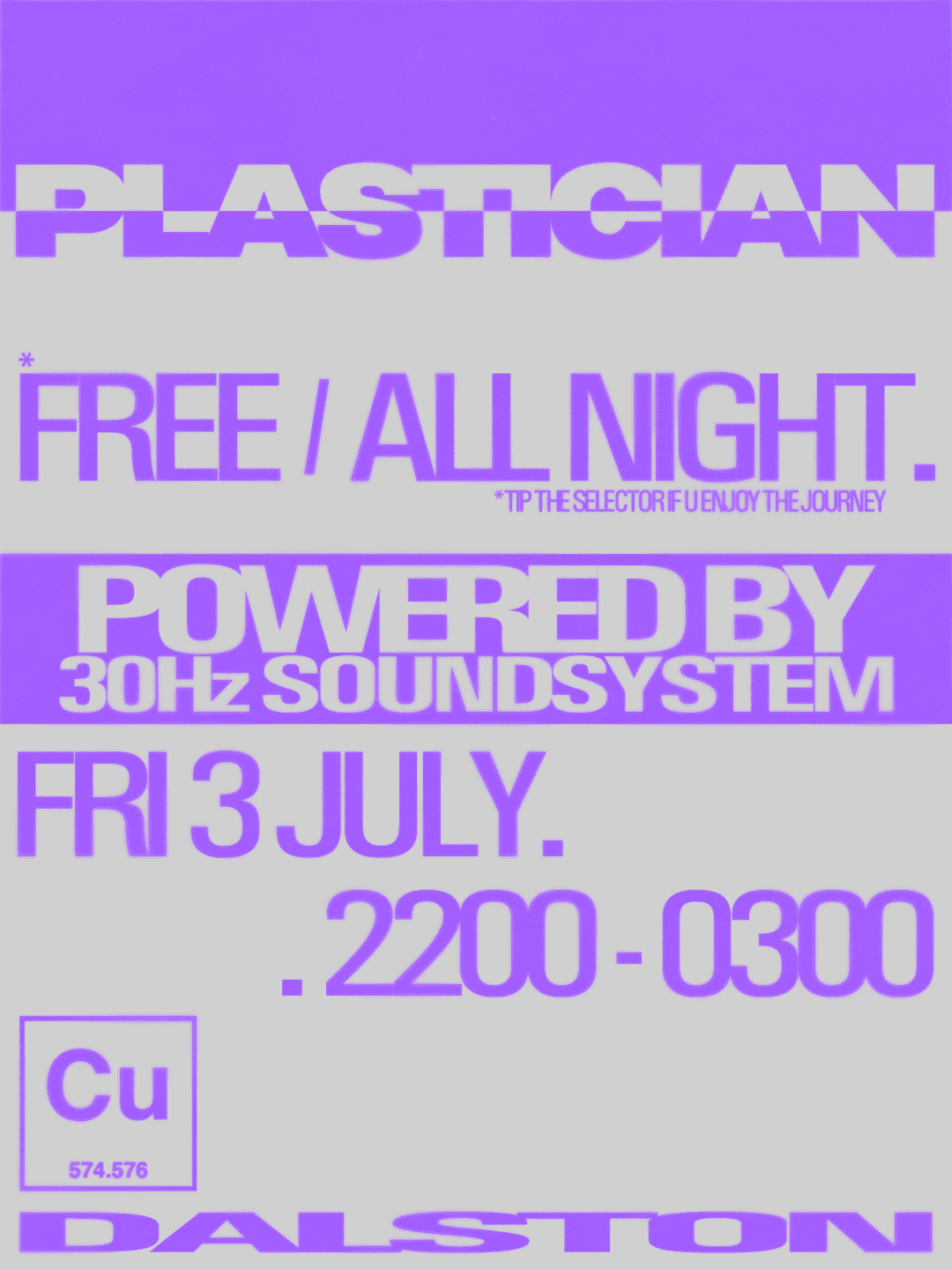 Plastician FREE All Nighter
