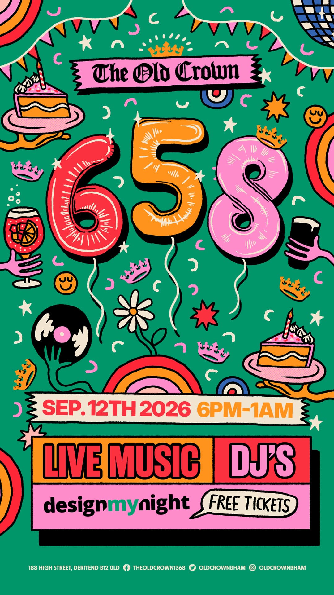 Old Crown Digbeth 658th Birthday Party