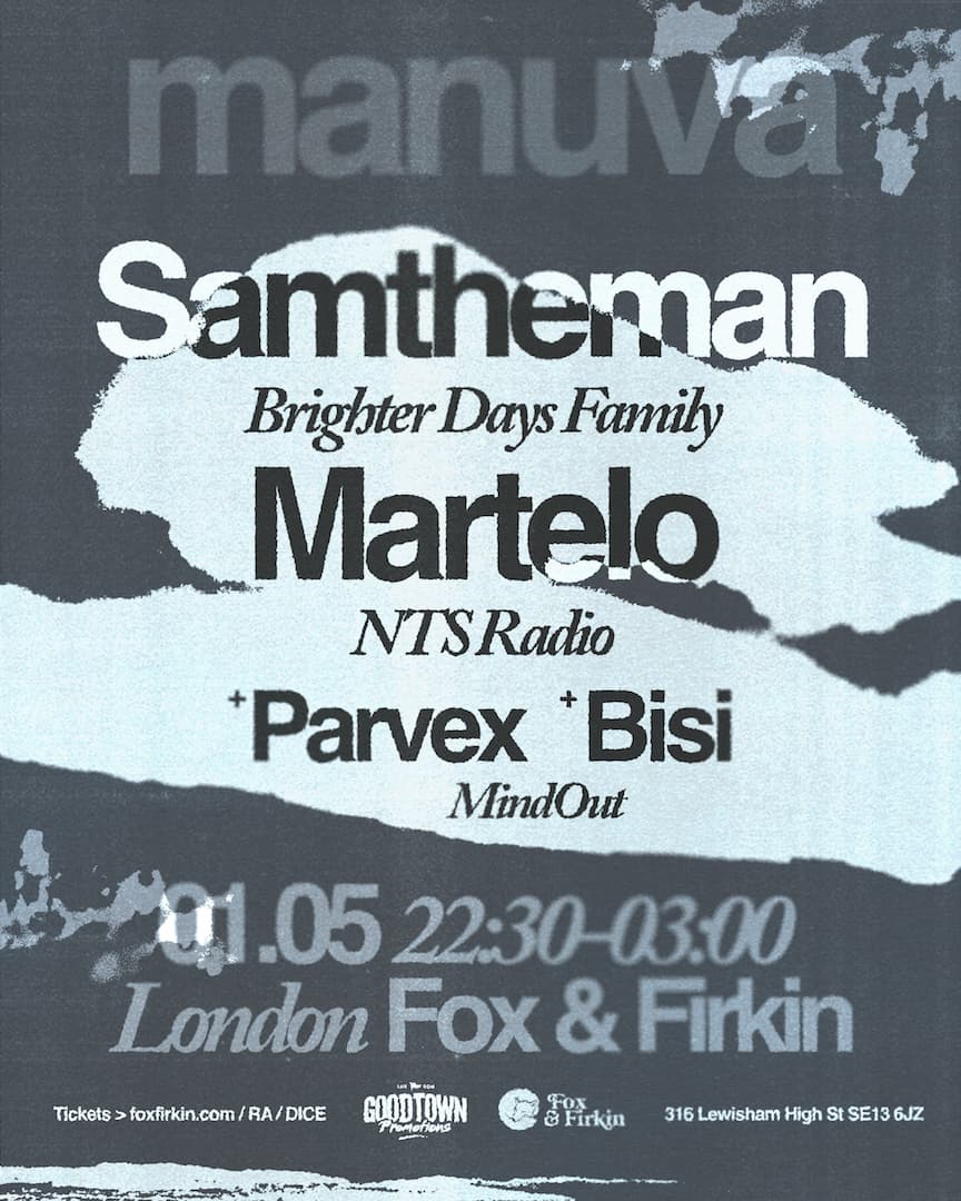 Manuva: Samtheman, Martelo, Parvex & Bisi at Fox And Firkin
