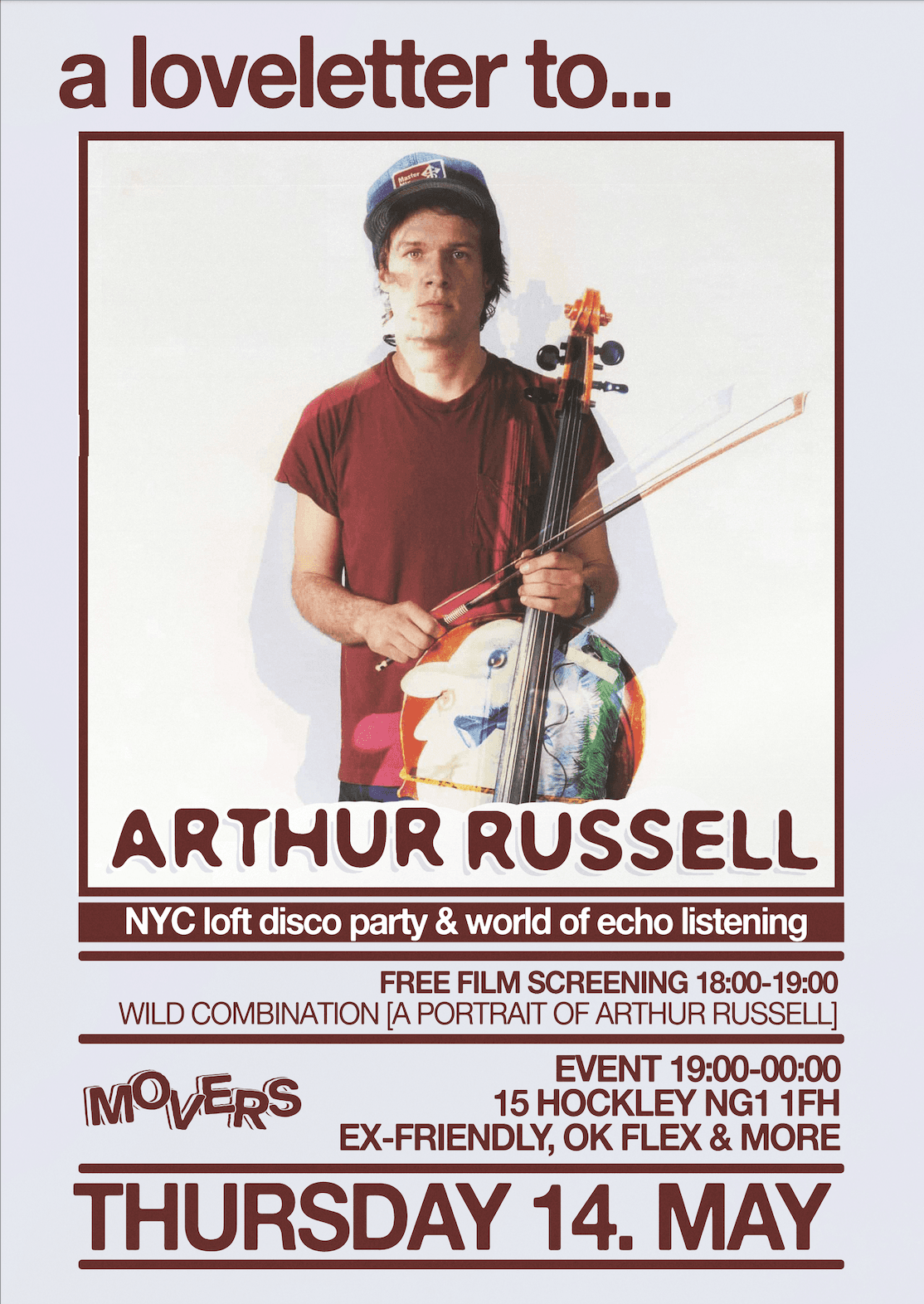 A love letter to... Arthur Russell at Movers
