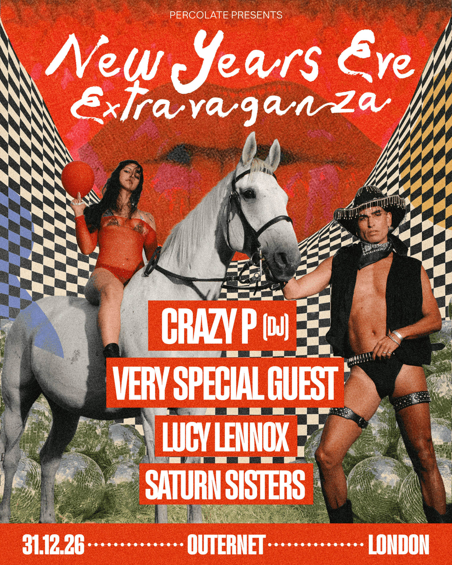 Percolate New Years Eve Extravaganza at Outernet