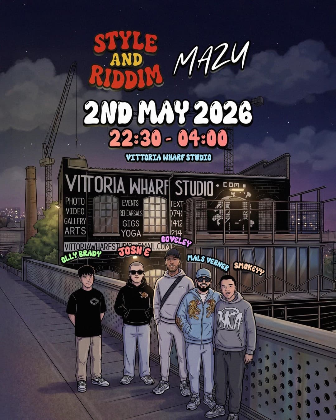 MAZU x Style & Riddim at Vittoria Wharf Studio