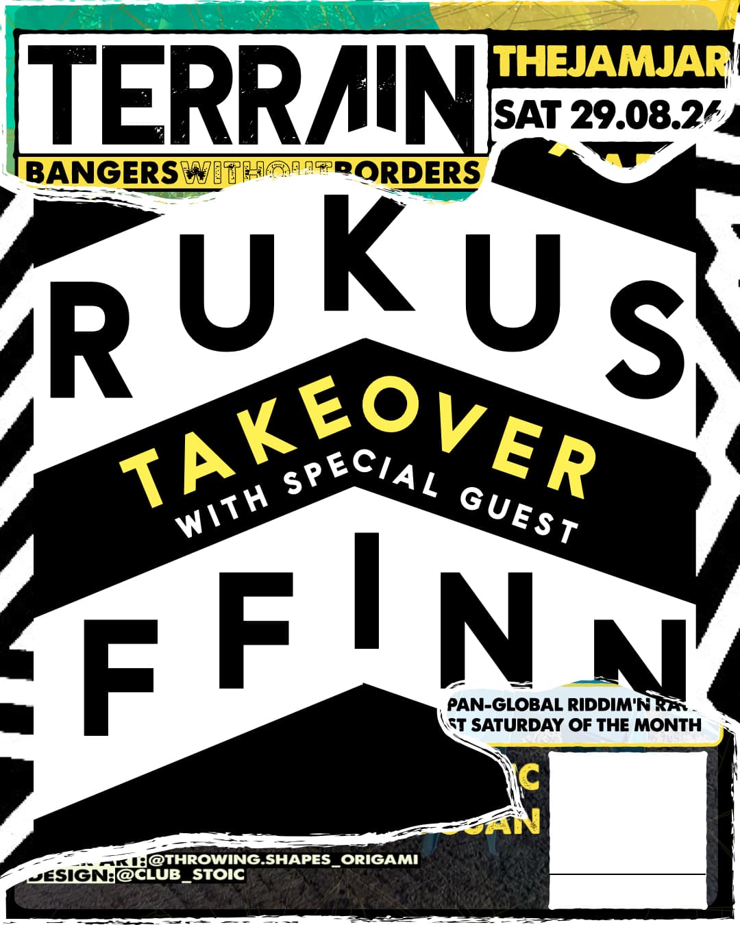Terrain: 'Bangers Without Borders' RUKUS takeover feat. FFINN at The Jam Jar