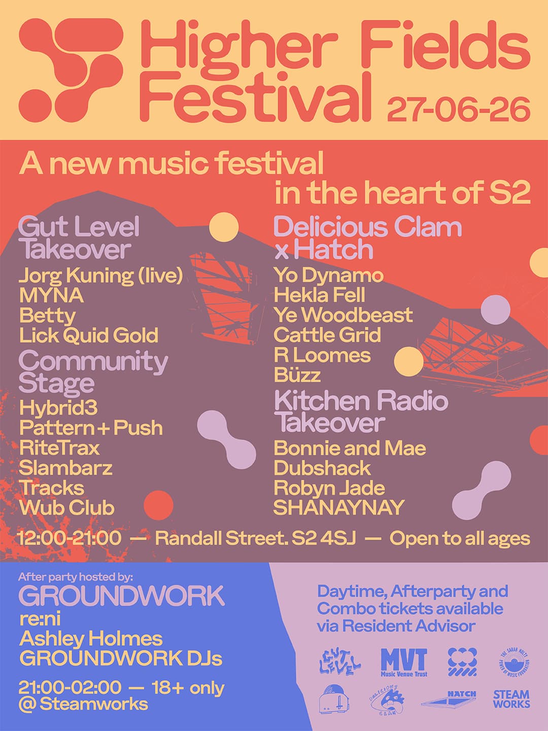 Higher Fields Festival 2026 at TBA - Randall Street, S2 4SJ