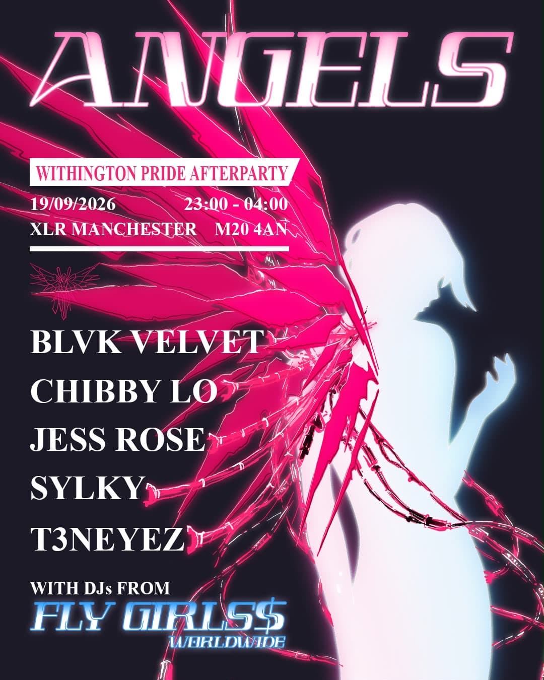 Withington Pride x XLR x Angels [B.Y.O.B] at XLR