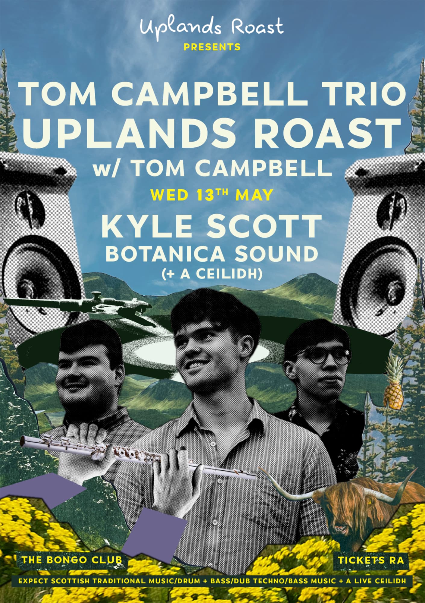 Uplands Roast presents Tom Campbell Trio + Kyle Scott  at The Bongo Club
