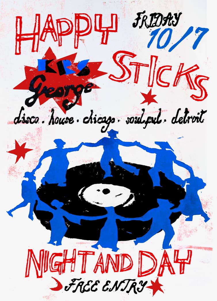Happy Sticks - with KRS-George at Night And Day Cafe