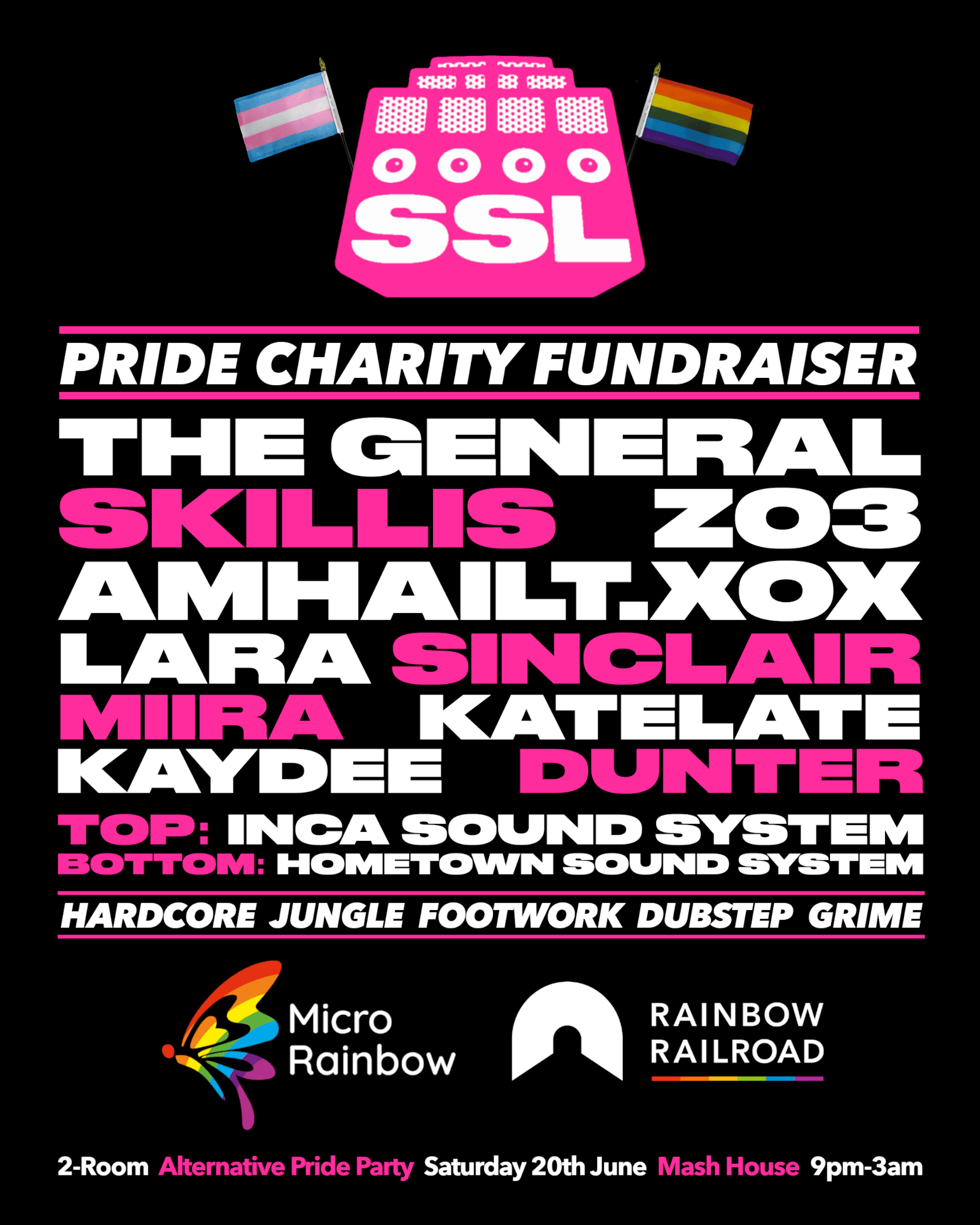 SSL Pride Fundraiser at The Mash House