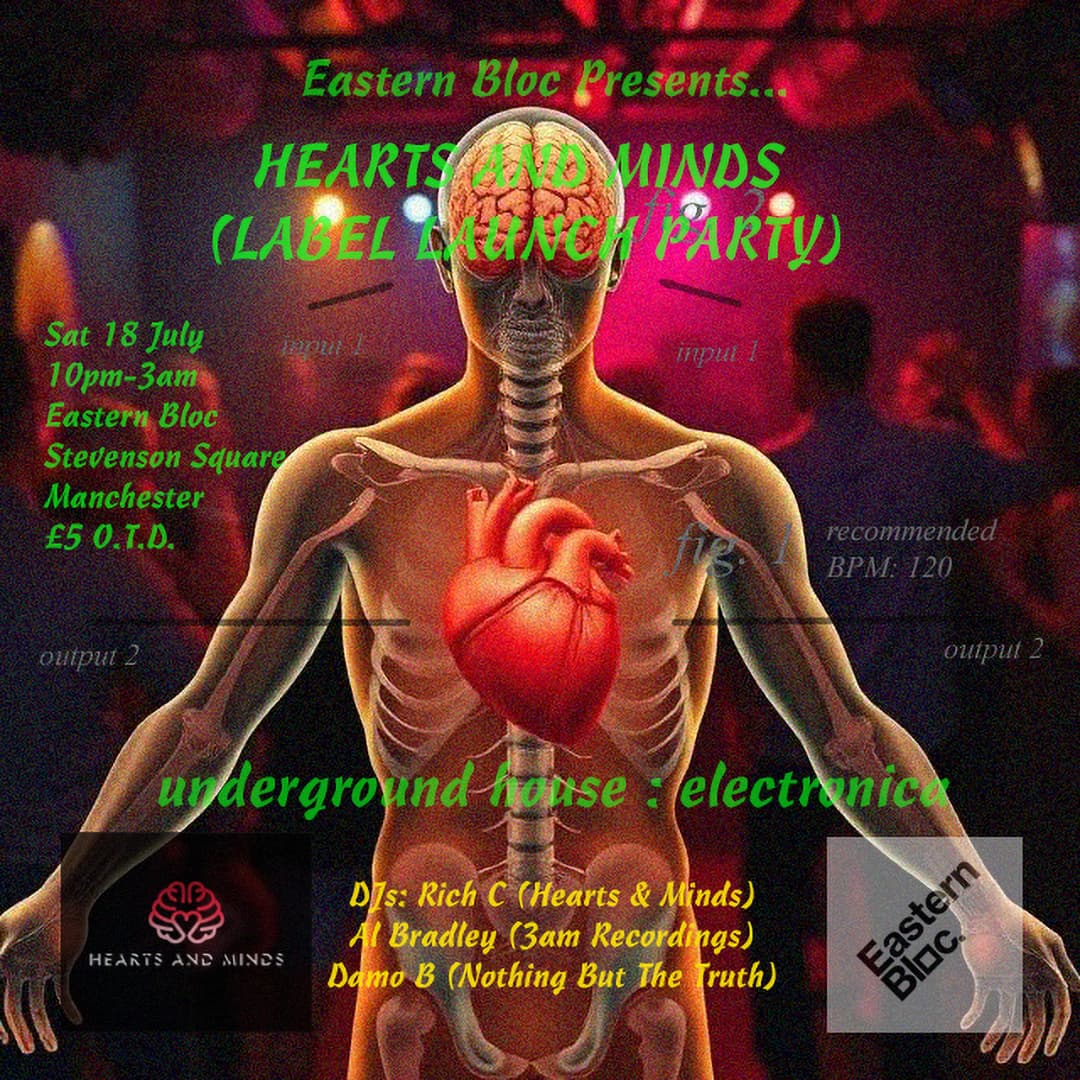 Hearts & Minds Launch at Eastern Bloc Records Manchester