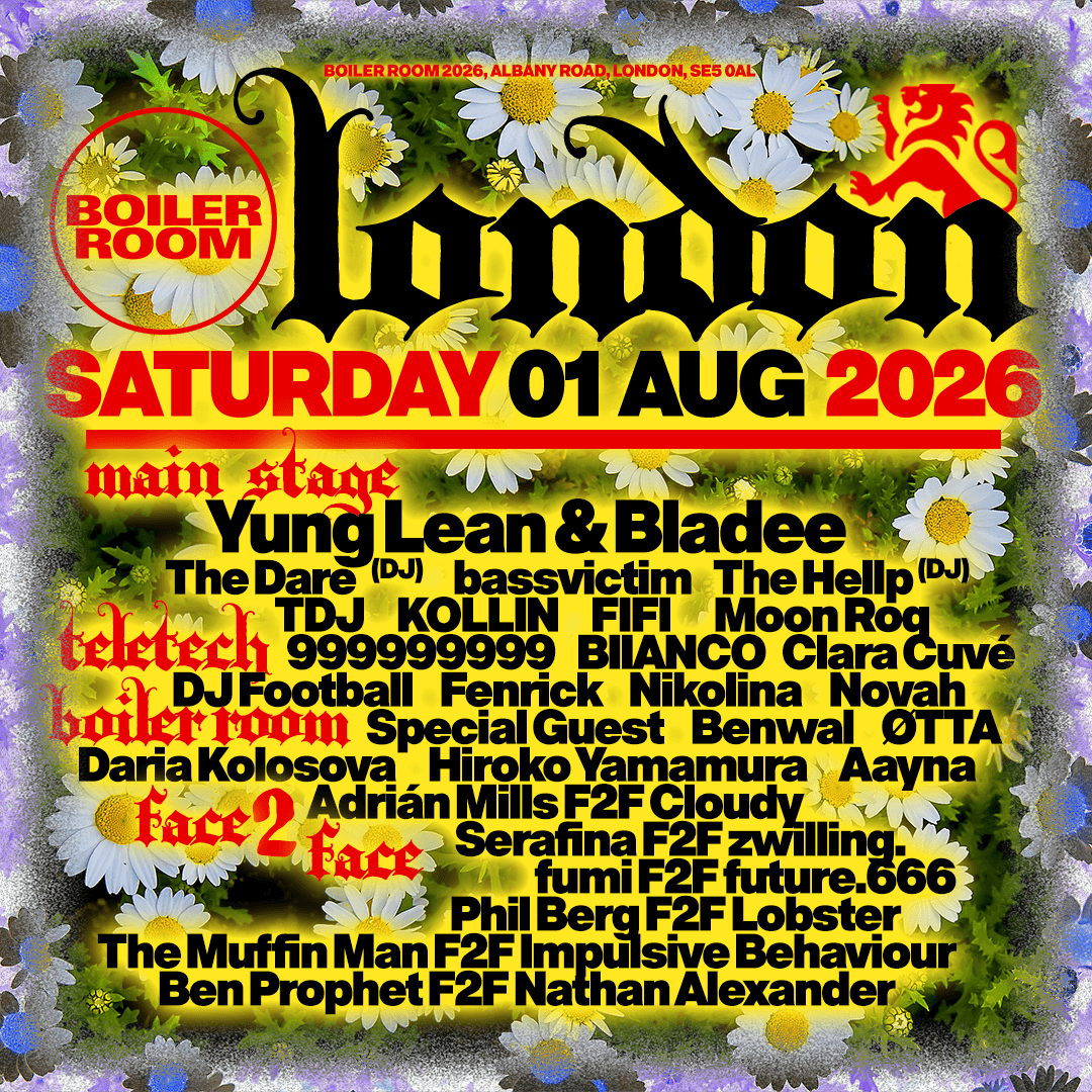 Boiler Room: London - Saturday at BURGESS PARK
