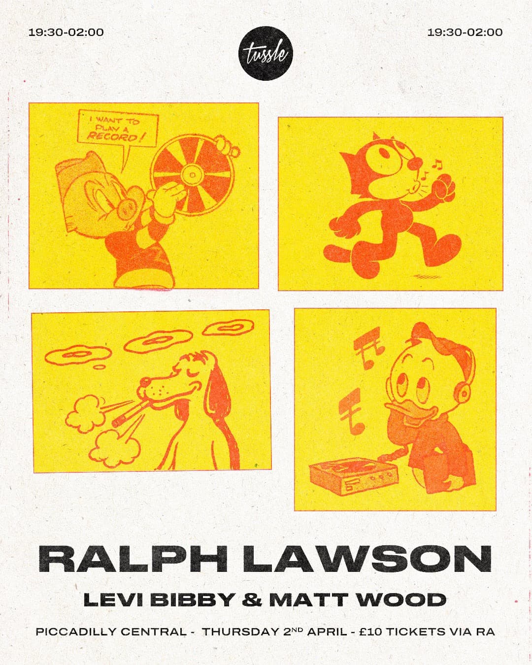 tussle Easter: Ralph Lawson (20/20 Vision) at Piccadilly Central