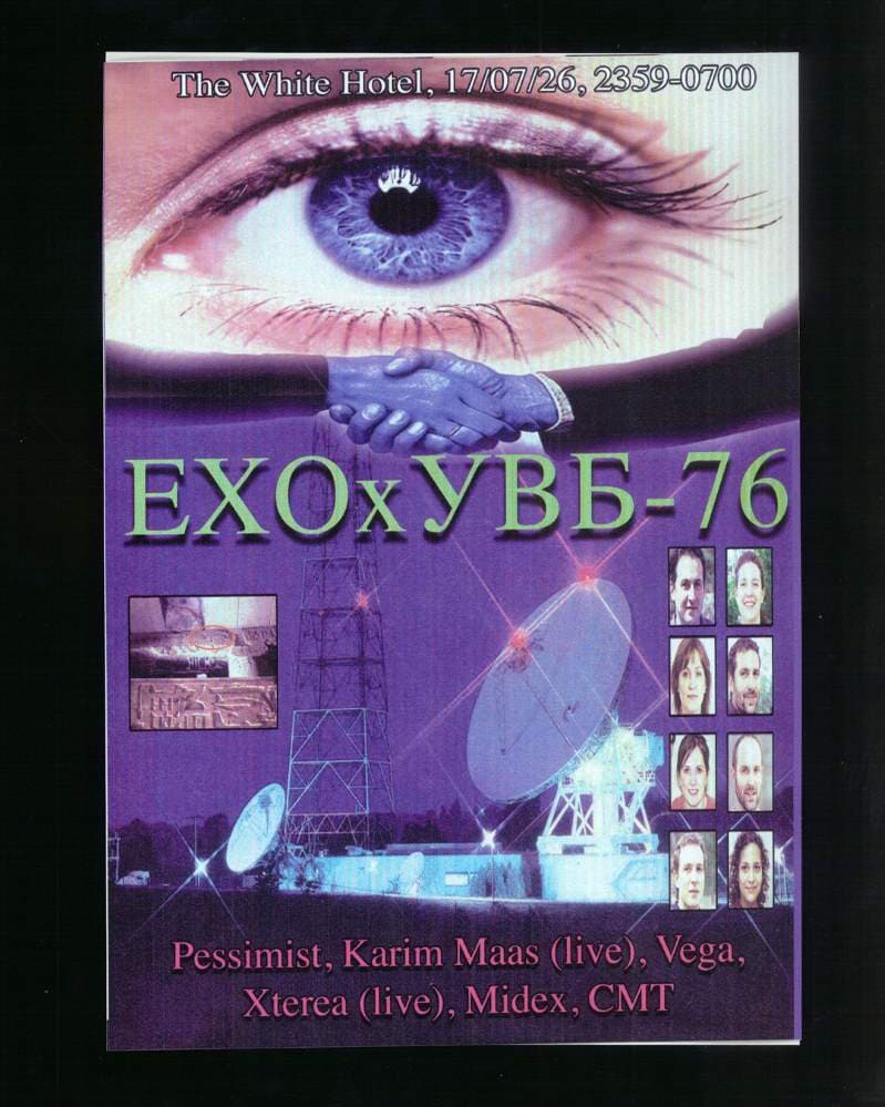 EXO: Pessimist / Karim Maas / Vega / Xterea / Midex / Cthonor Soma at The White Hotel