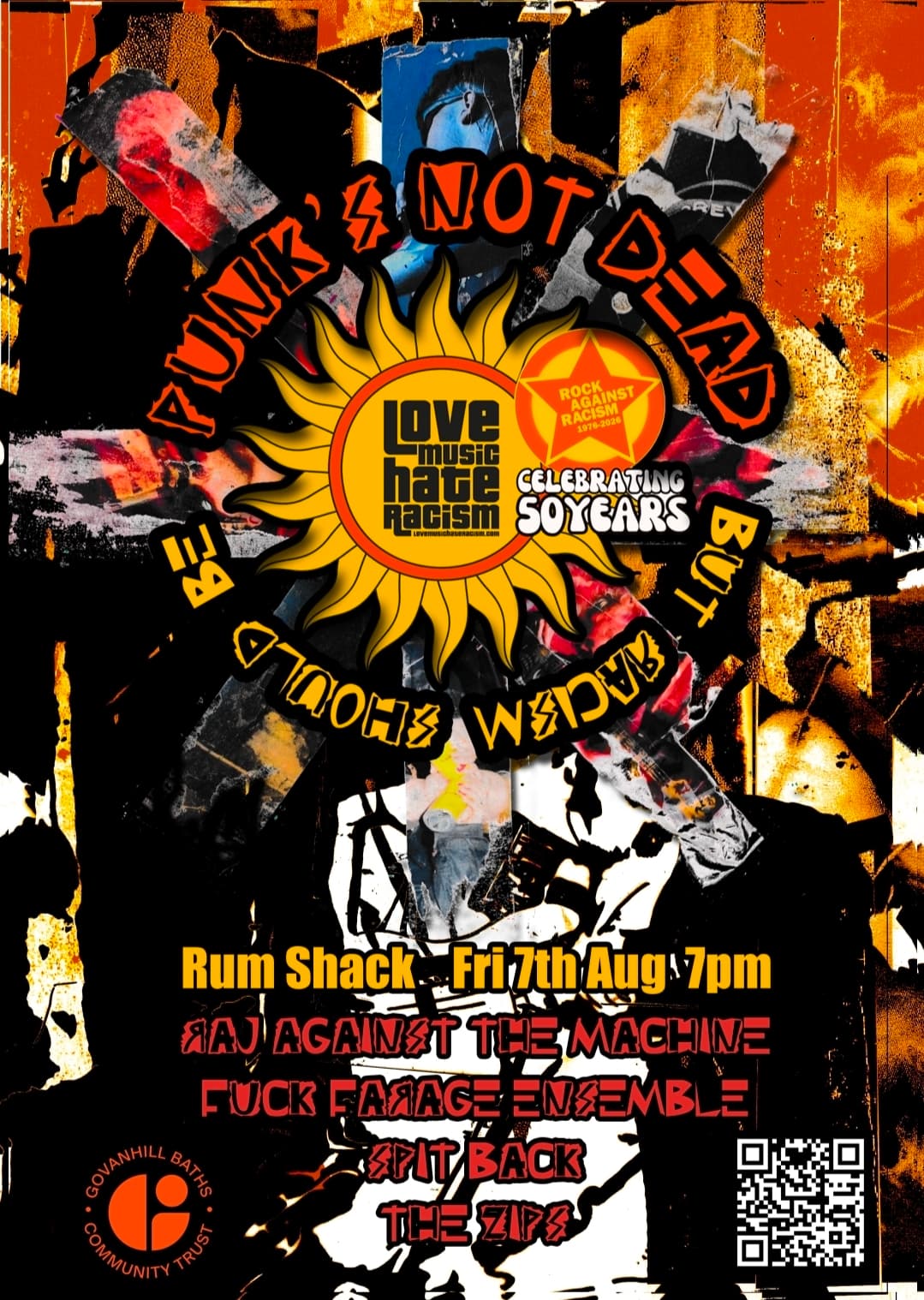 Love Punk Hate Racism at The Rum Shack