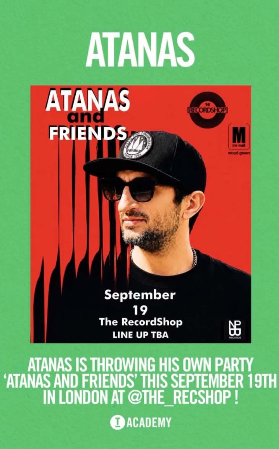 Atanas & Friends: NO PLAN B RECORDS Showcase (The N22 After Hours)