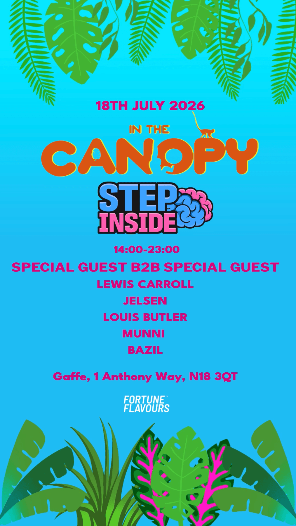 In The Canopy x Step Inside @ Gaffe