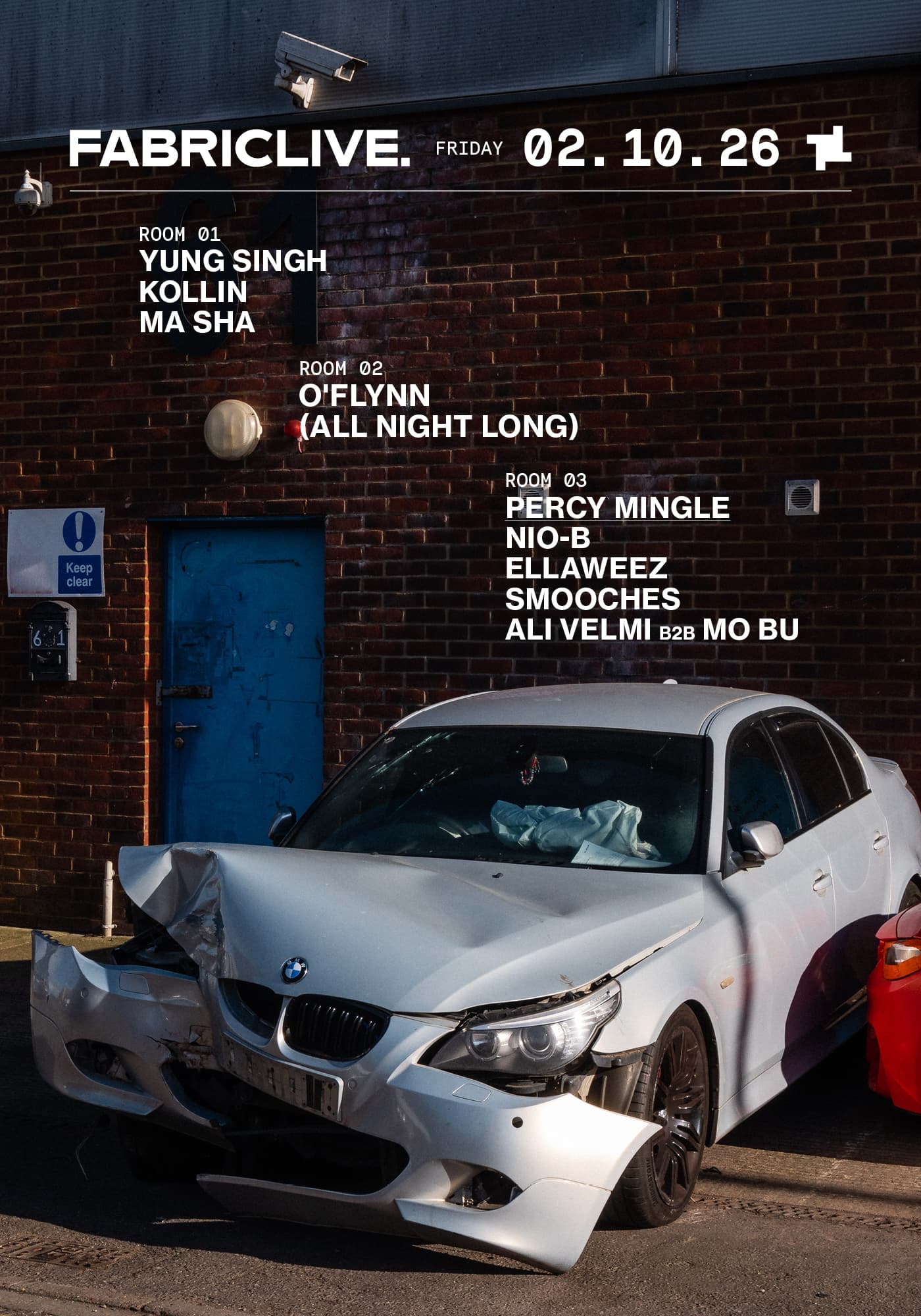 FABRICLIVE: Yung Singh, O'Flynn (All Night Long), KOLLIN, Ma Sha, Percy Mingle + more at FabricXX
