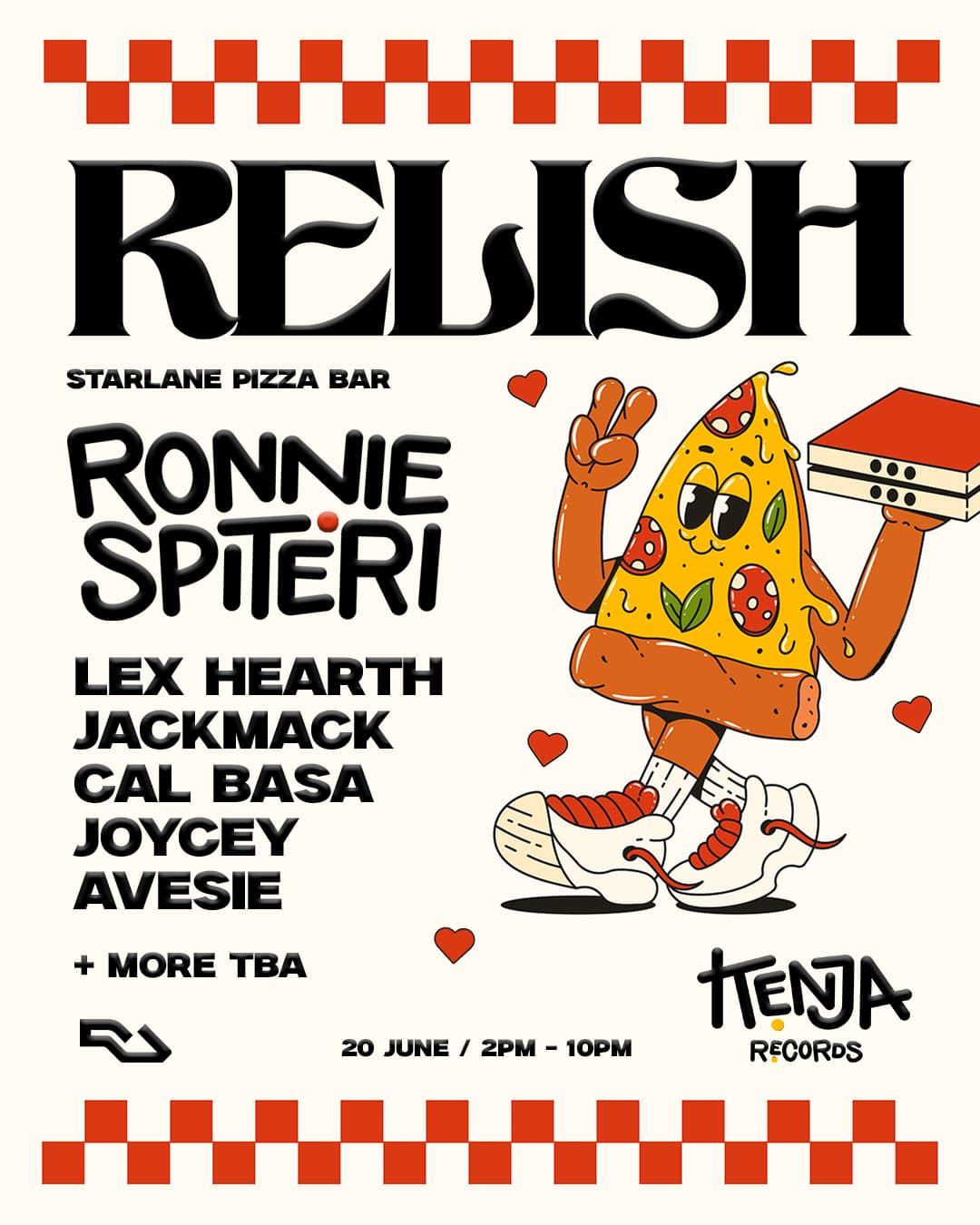 RELISH x Kenja Records at Starlane Pizza Bar