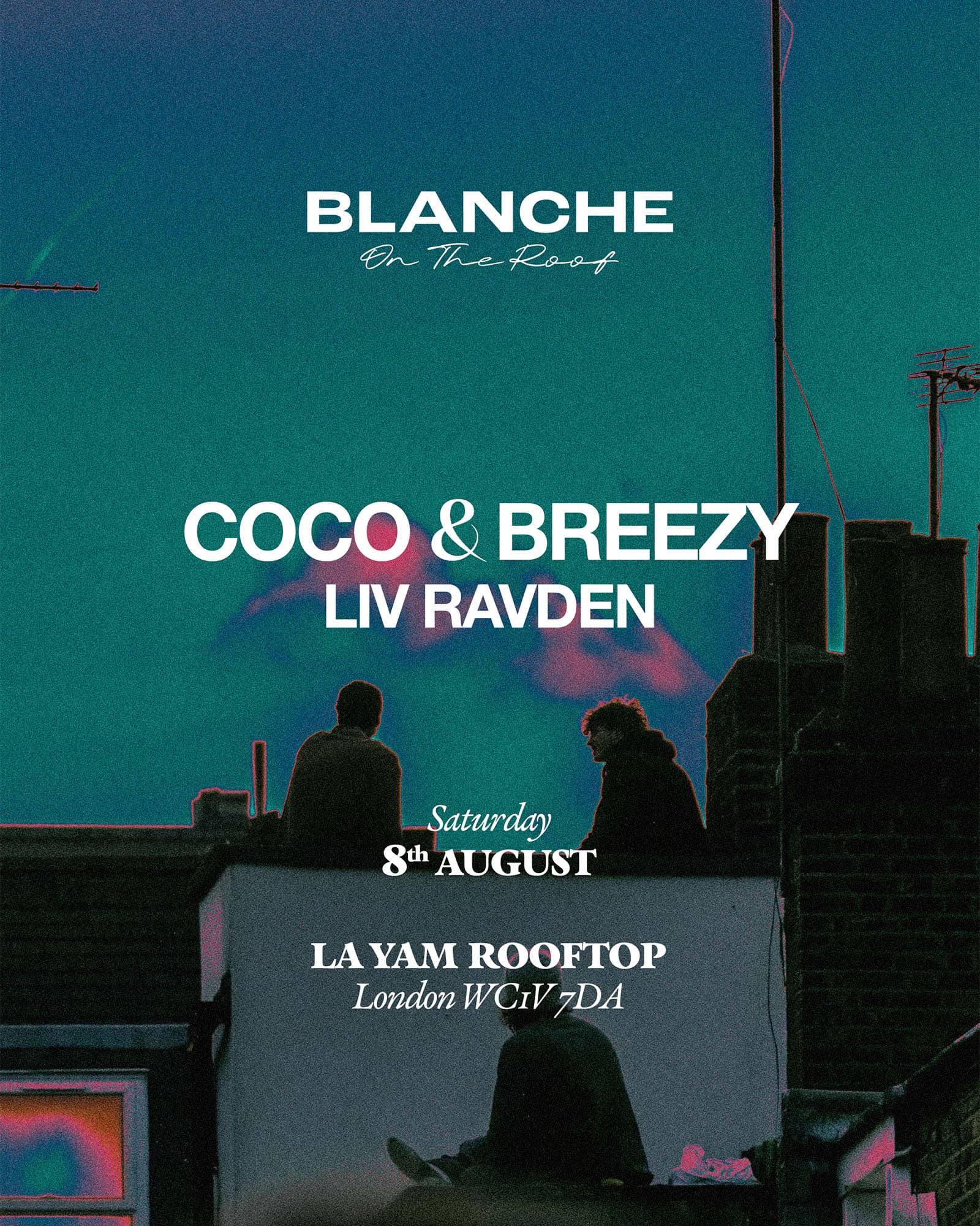 Blanche on the Roof with Coco & Breezy at LA-YAM Rooftop