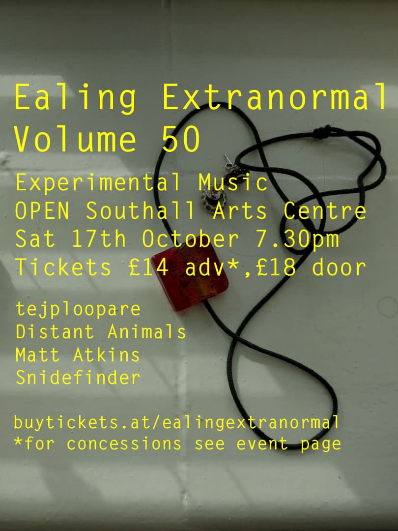 Upcoming event poster at Open Southall