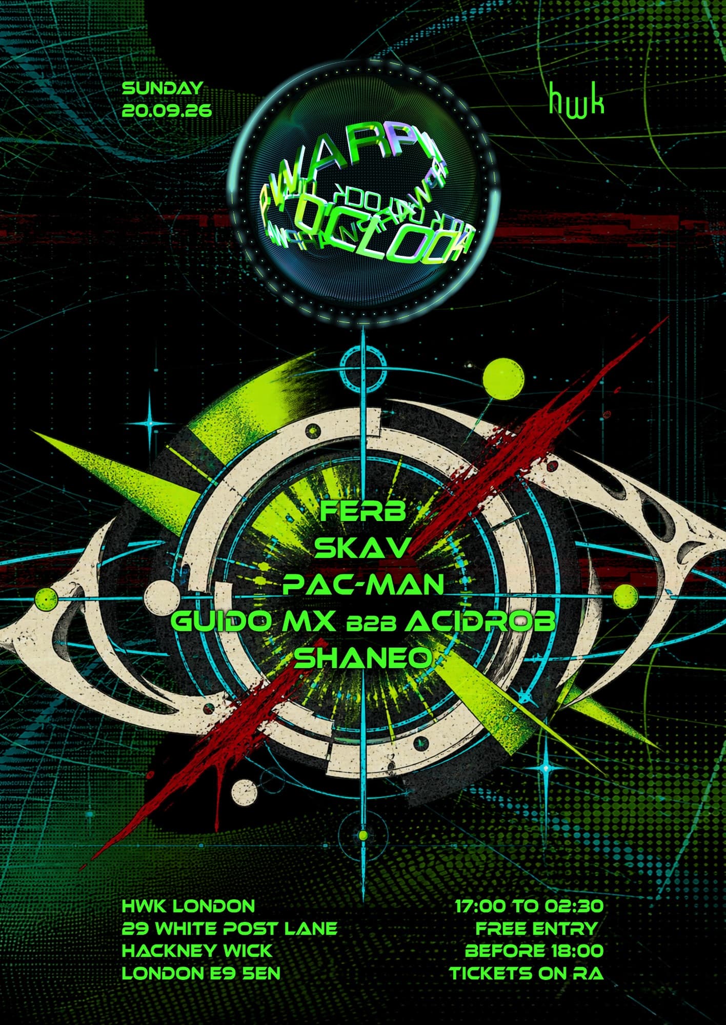 WARP O CLOCK - End of Summer Party