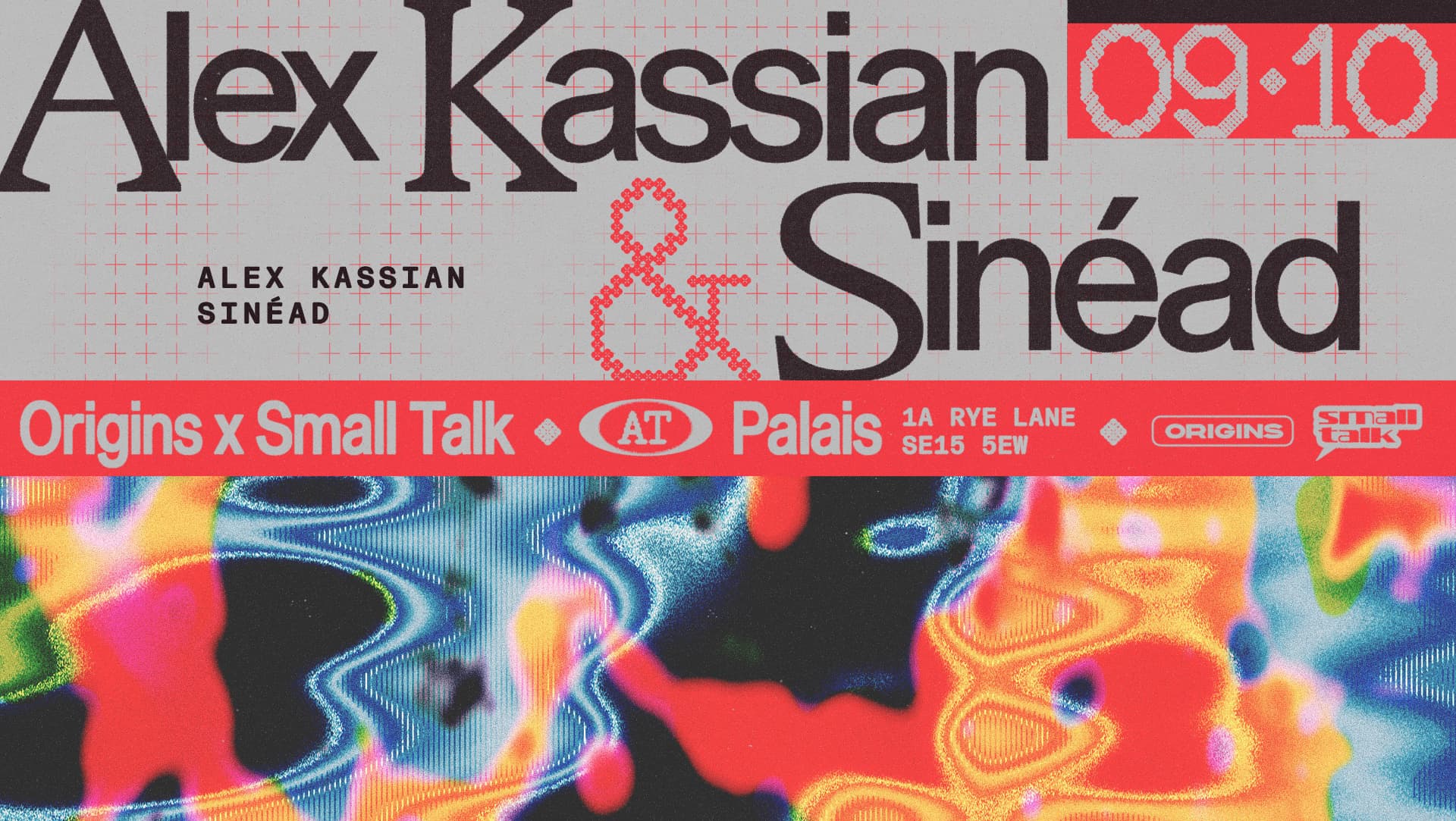 Origins x Small Talk: Alex Kassian & Sinéad at Palais