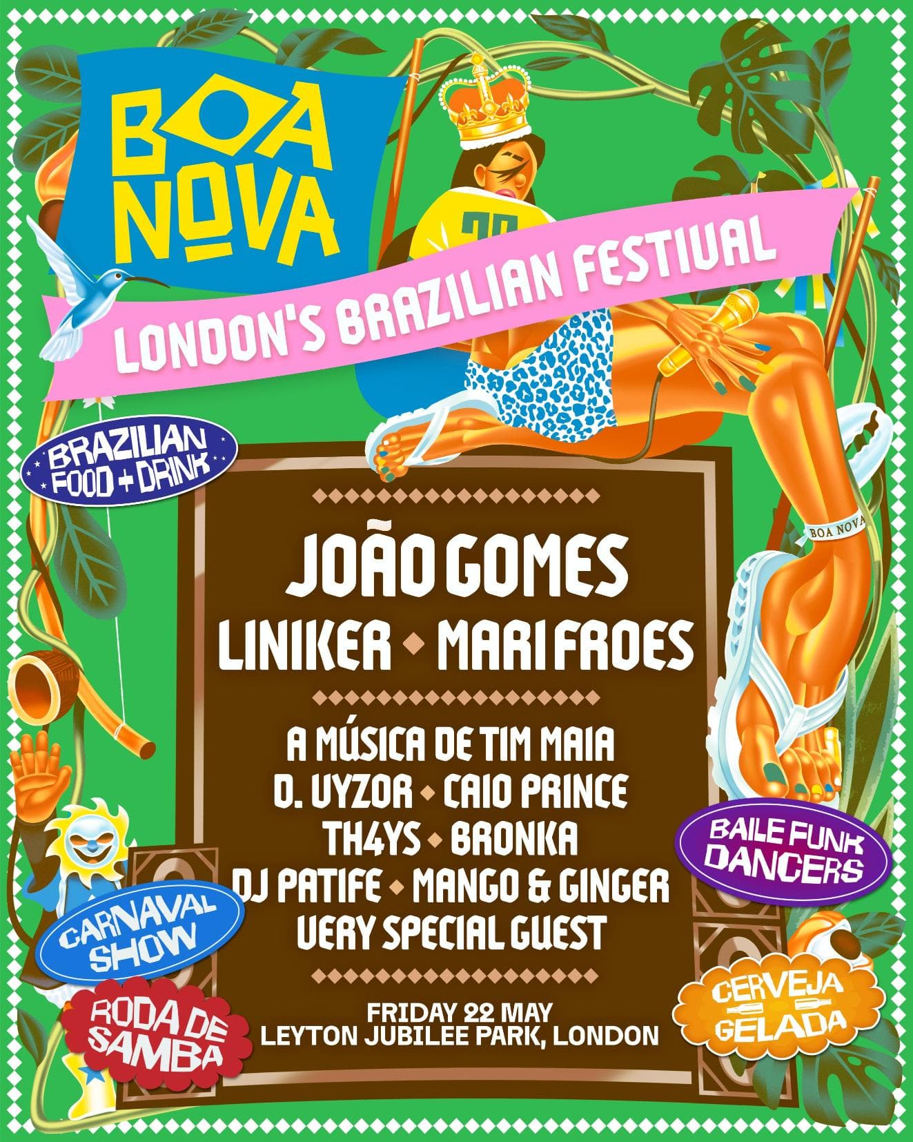 Boa Nova Festival 2026 at Leyton Jubilee Park