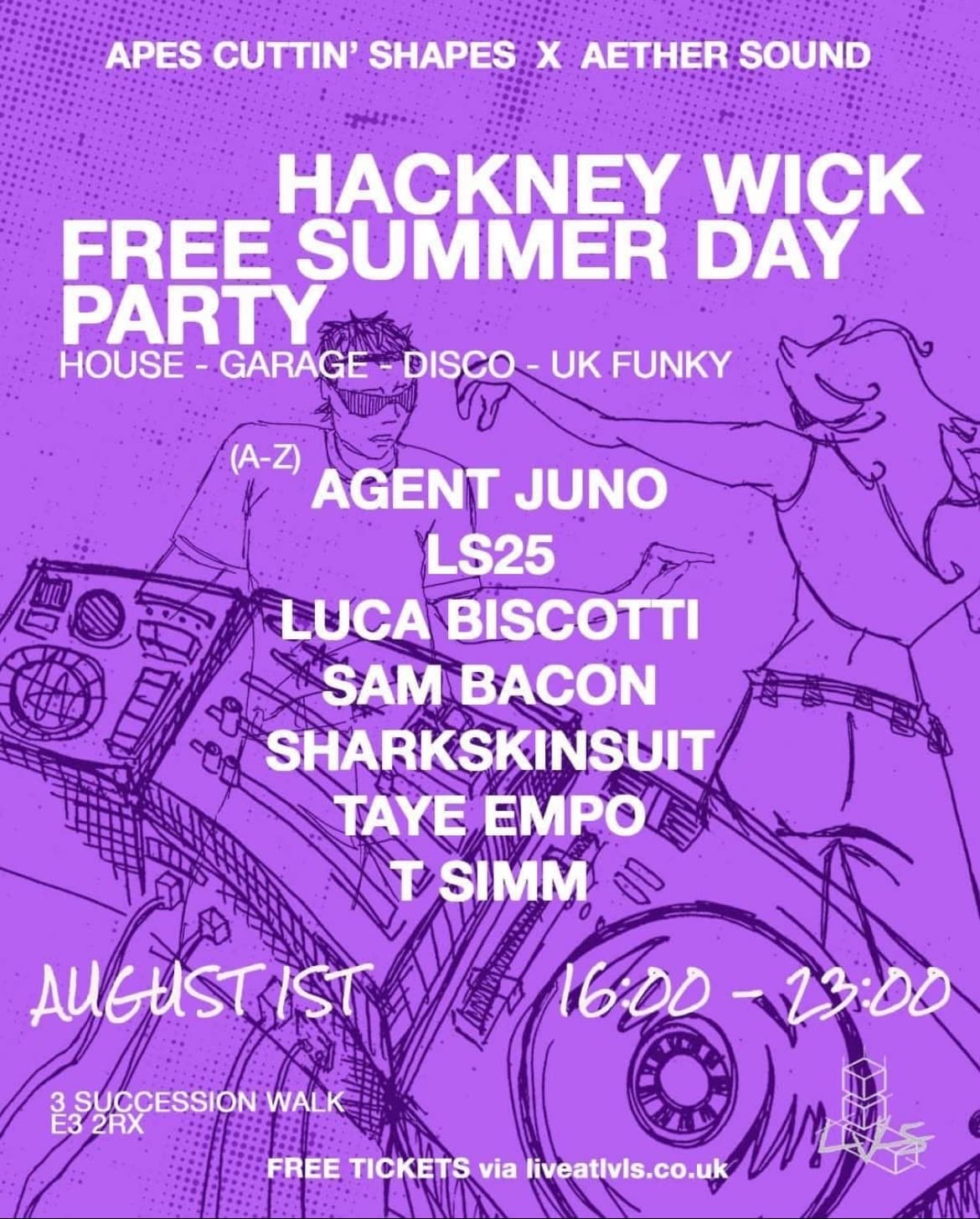 Apes Cuttin Shapes X Aether Sound Summer Day Party