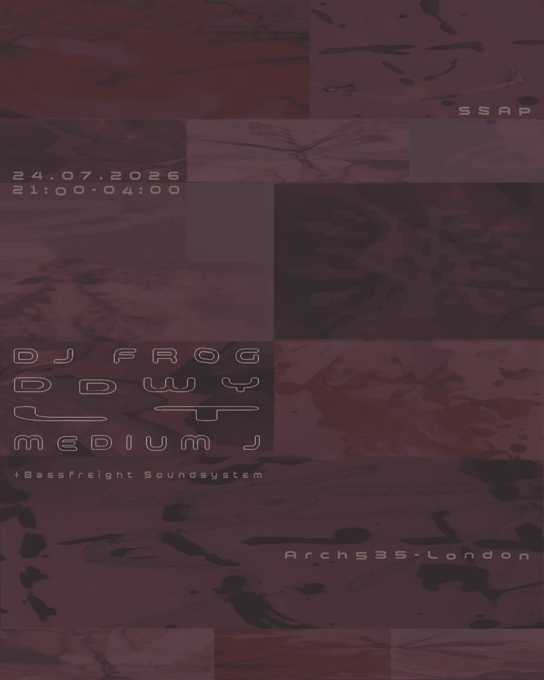 SSAP: DJ Frog, ddwy, LT, Medium J