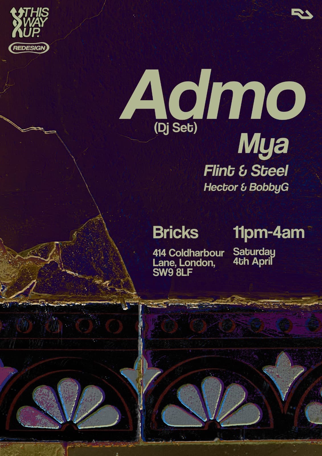 Redesign x This Way Up presents Admo at Bricks
