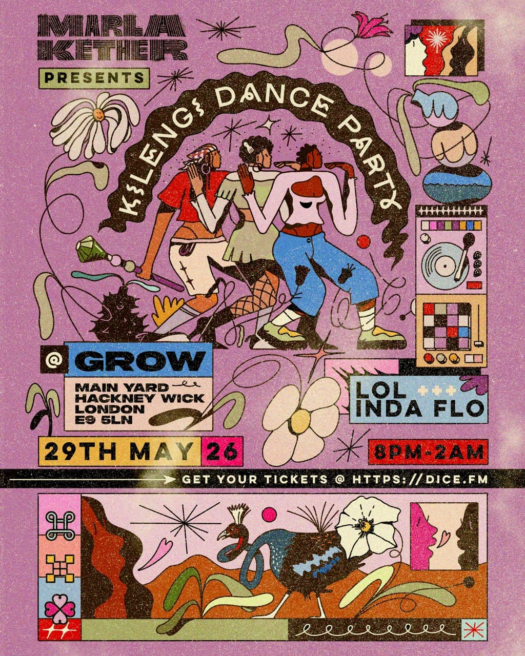 Marla Kether presents: Kilengi Dance Party at Grow