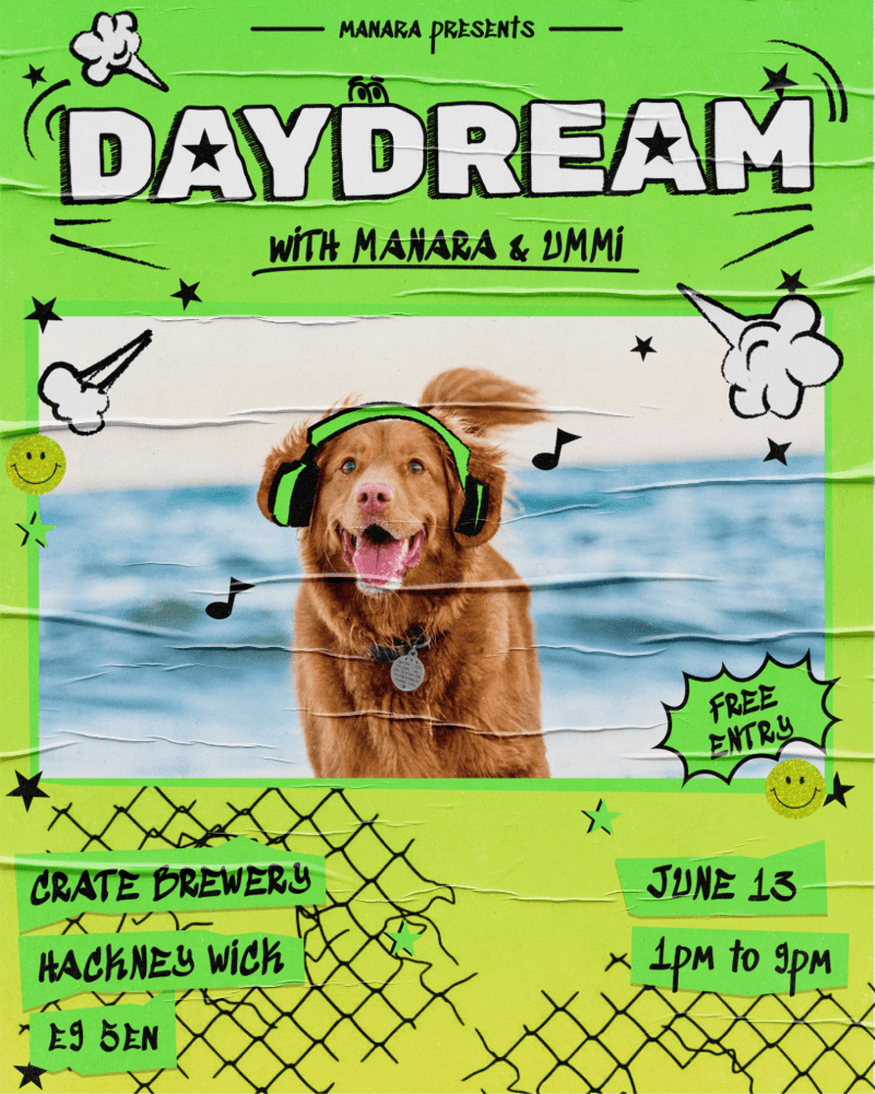 MANARA presents: DAYDREAM at Crate Brewery