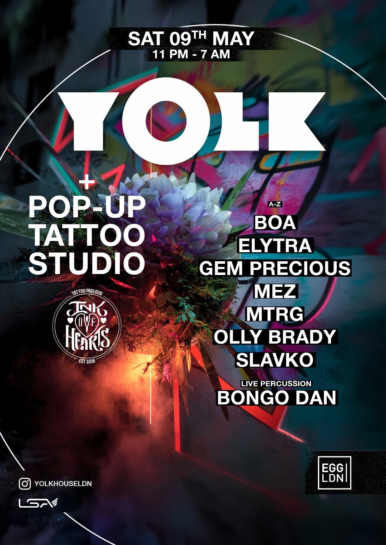 YOLK: House & Tech-House at Egg LDN at Egg London