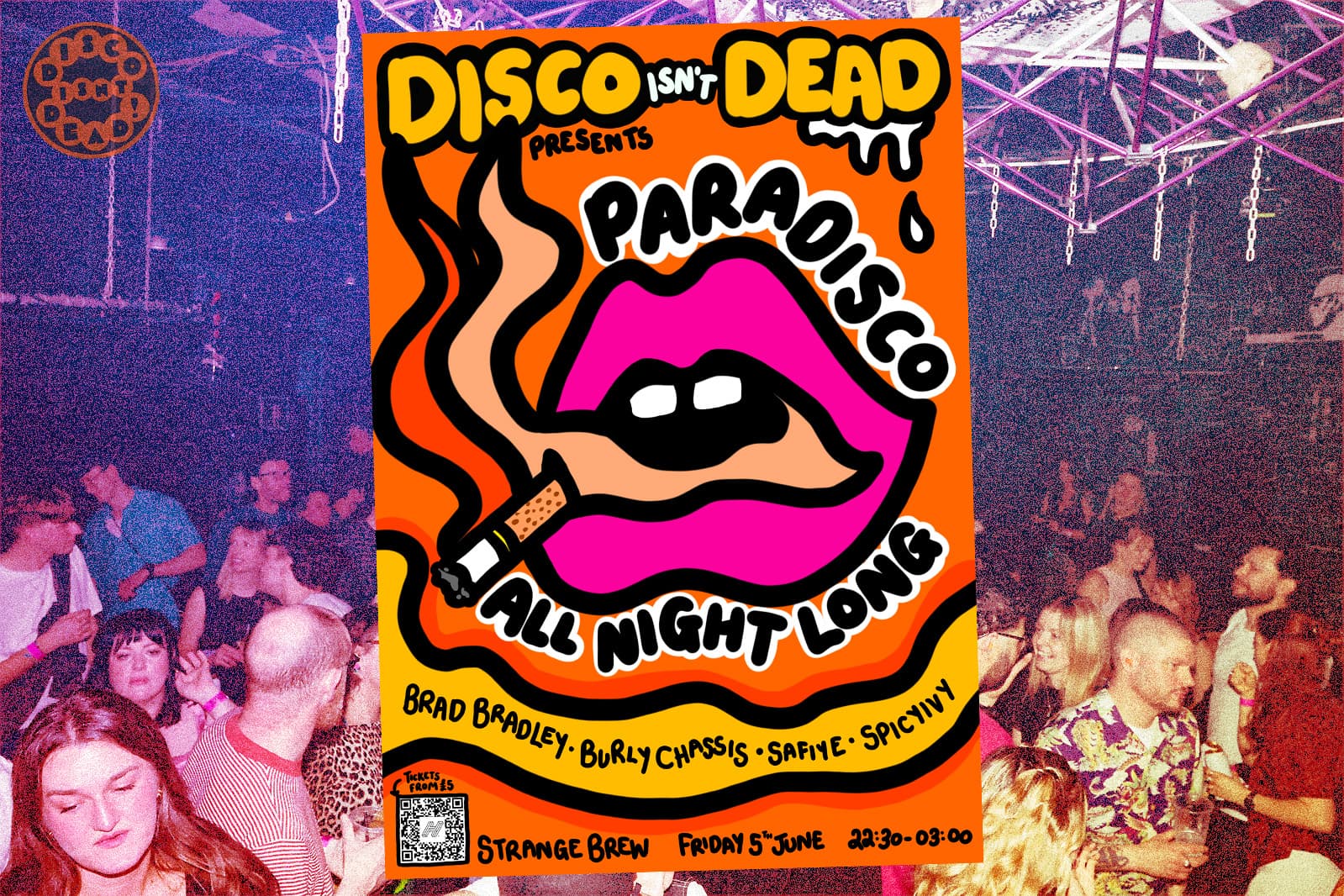 Disco Isn't Dead with Paradisco (All Night Long) at Strange Brew