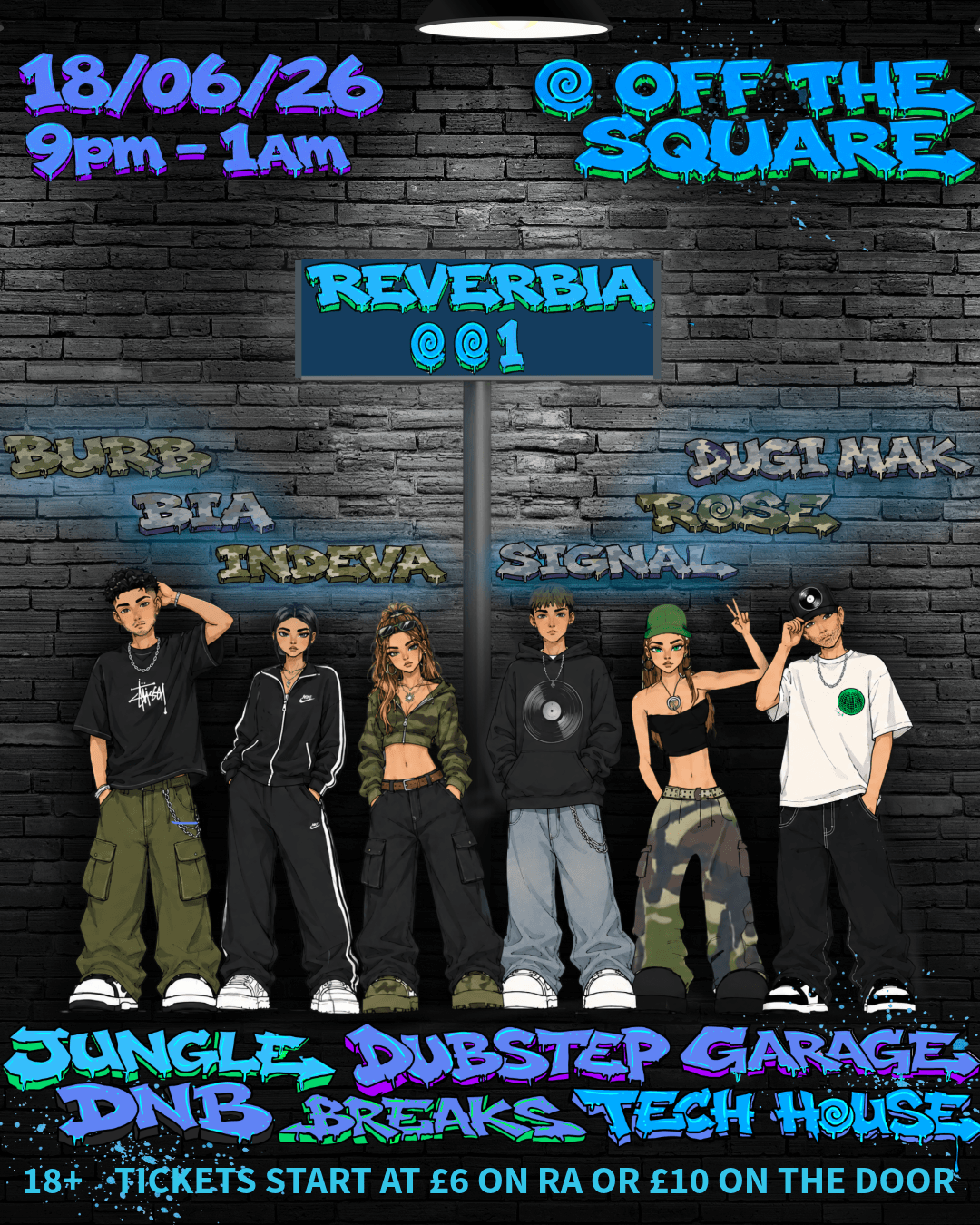 REVERBIA 001 at Off The Square