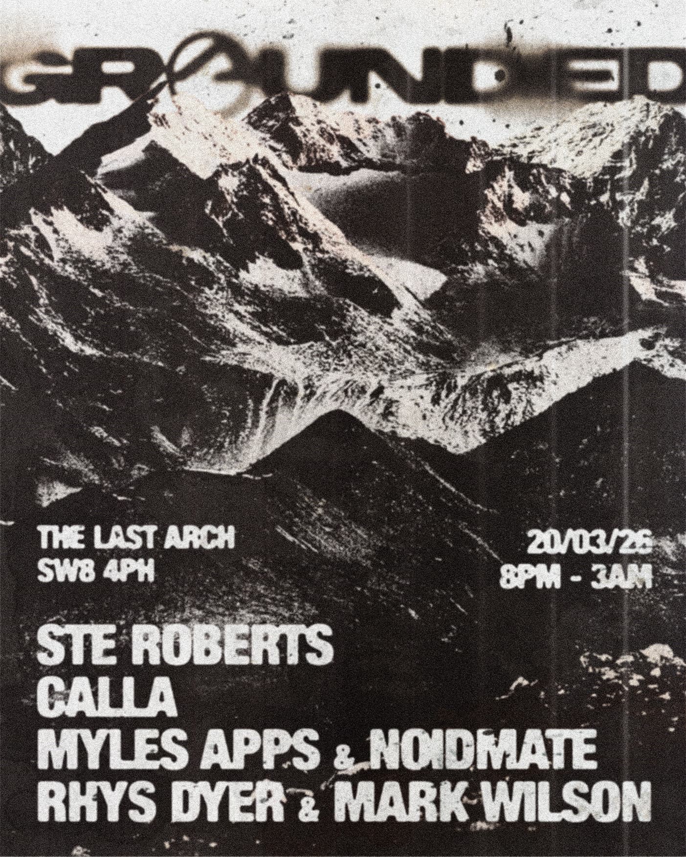 Grounded London: Ste Roberts + Calla at Last Arch