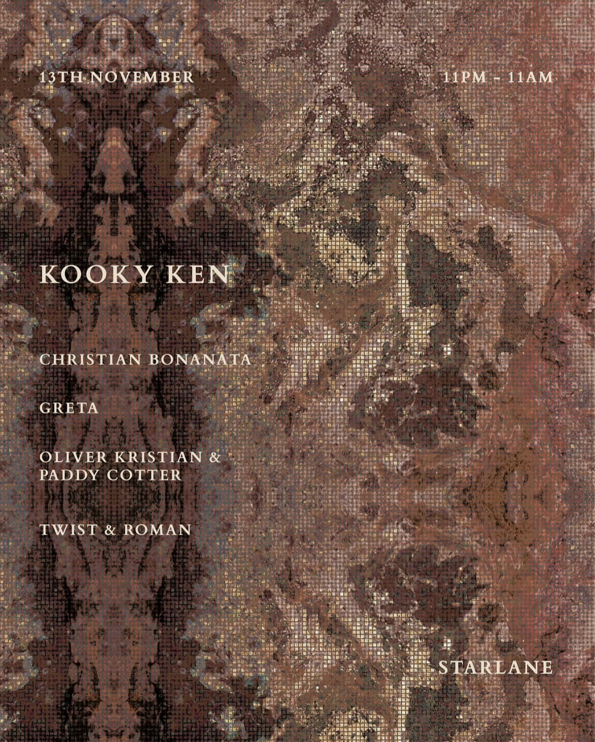 Kooky Ken: Christian Bonanata, Greta + more  at Starlane Pizza Bar