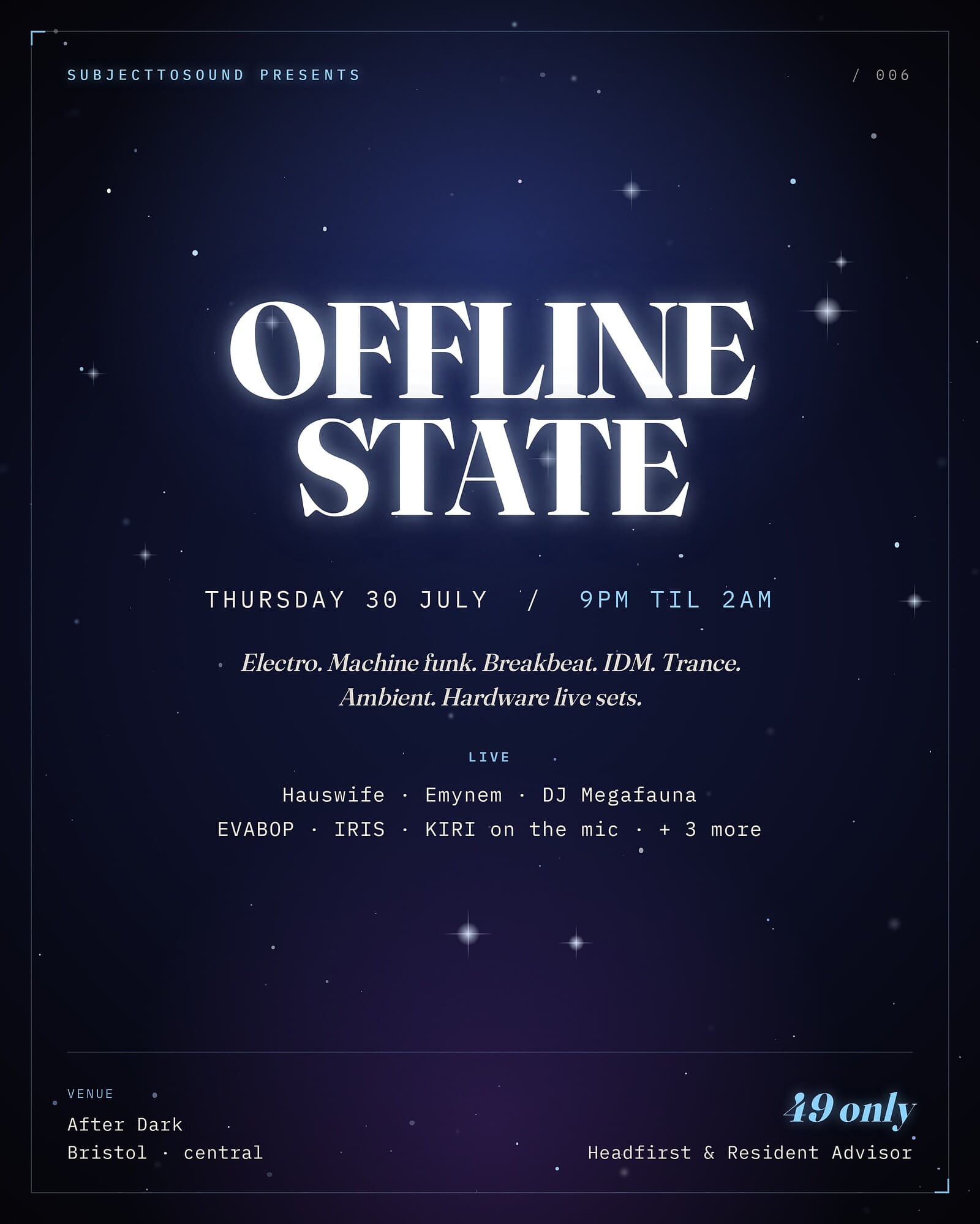 OFFLINE STATE • 006