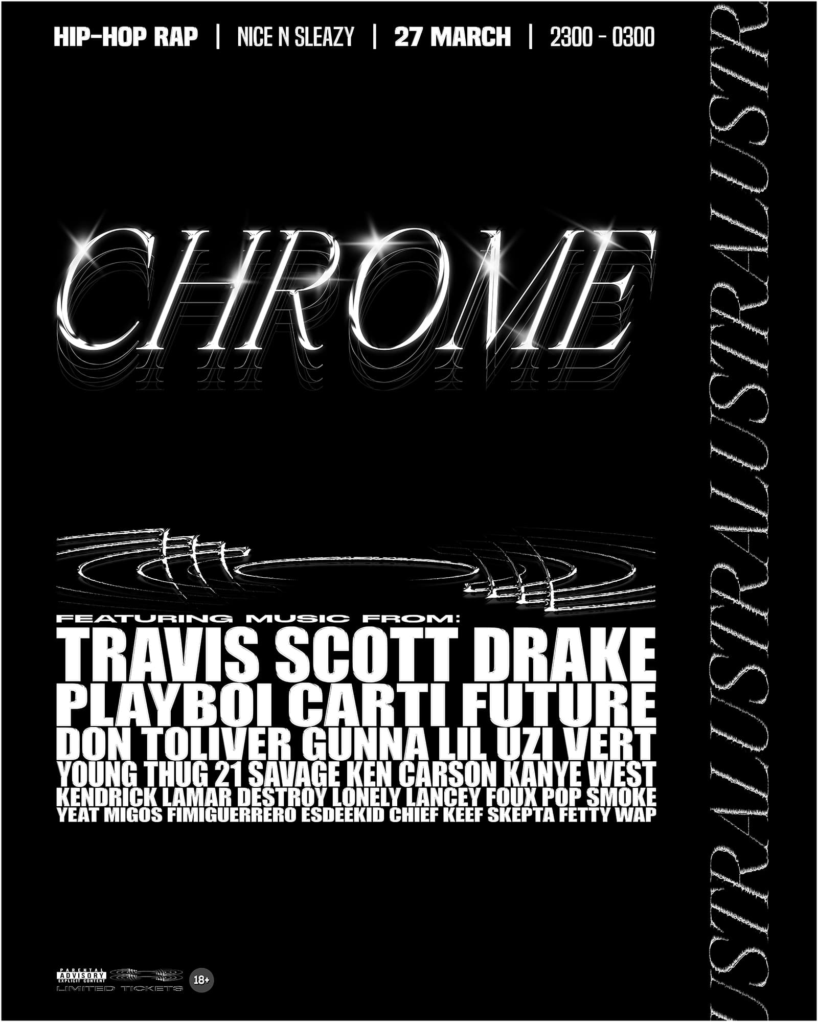 LUSTRA: CHROME at Nice'n'sleazy