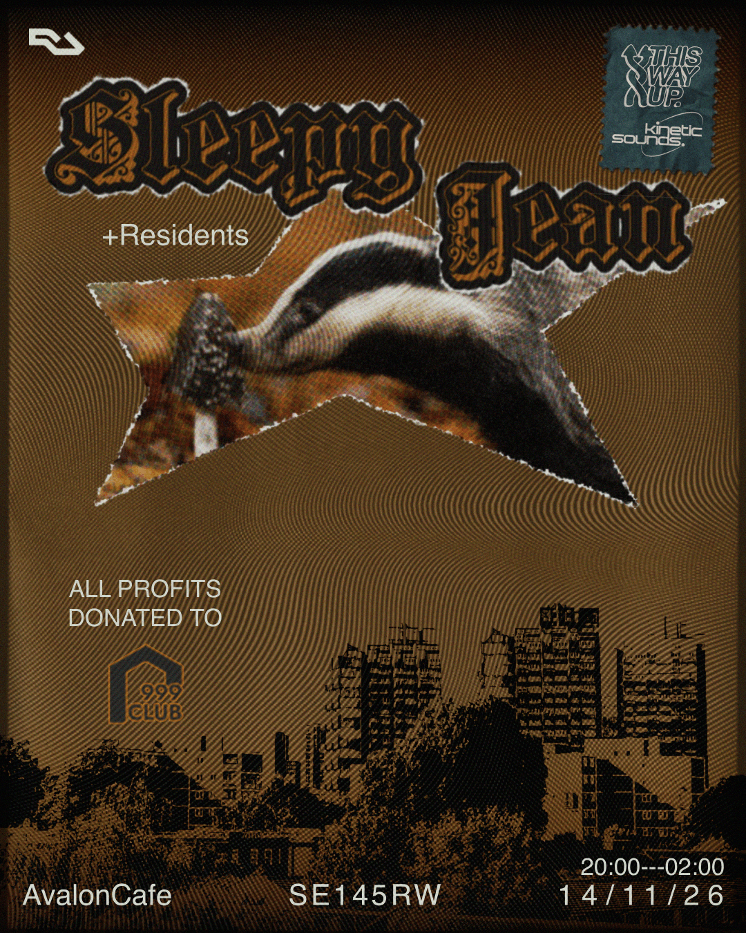Kinetic Sounds Records x ThisWayUp. in aid of 999 Club Charity