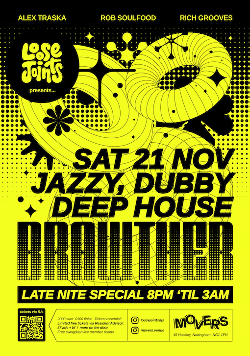 LOOSE JOINTS presents… Brawther at Movers