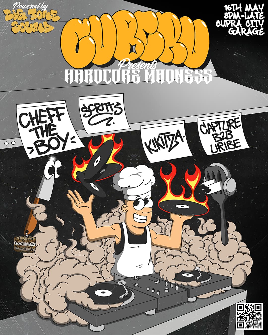 CubCru presents: Hardcore Madness at Cupra City Garage